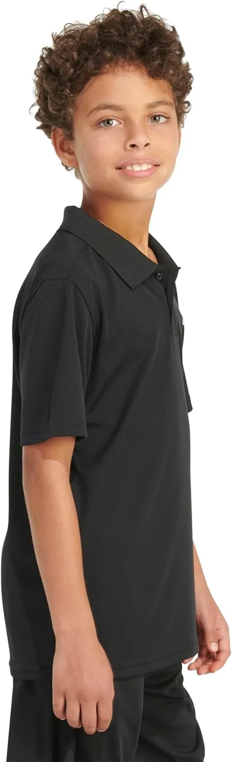 adidas Boys' Active Performance Mesh Golf Polo Shirt