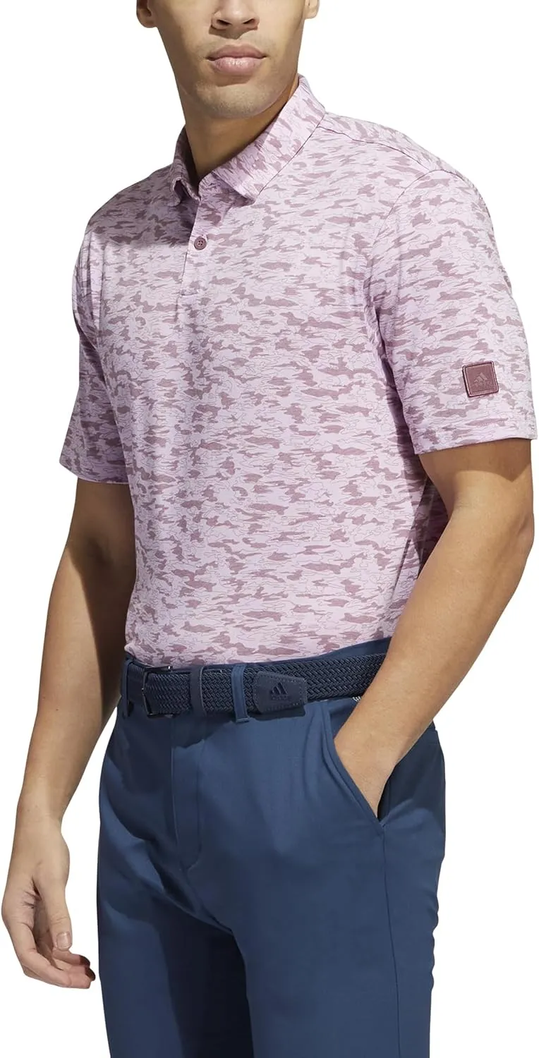 adidas Men's Go-to Camo Print Golf Polo Shirt