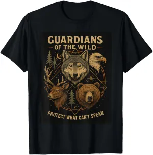 Animal conservation, wildlife, Bear, Eagle, Wolf, Stag T-Shirt
