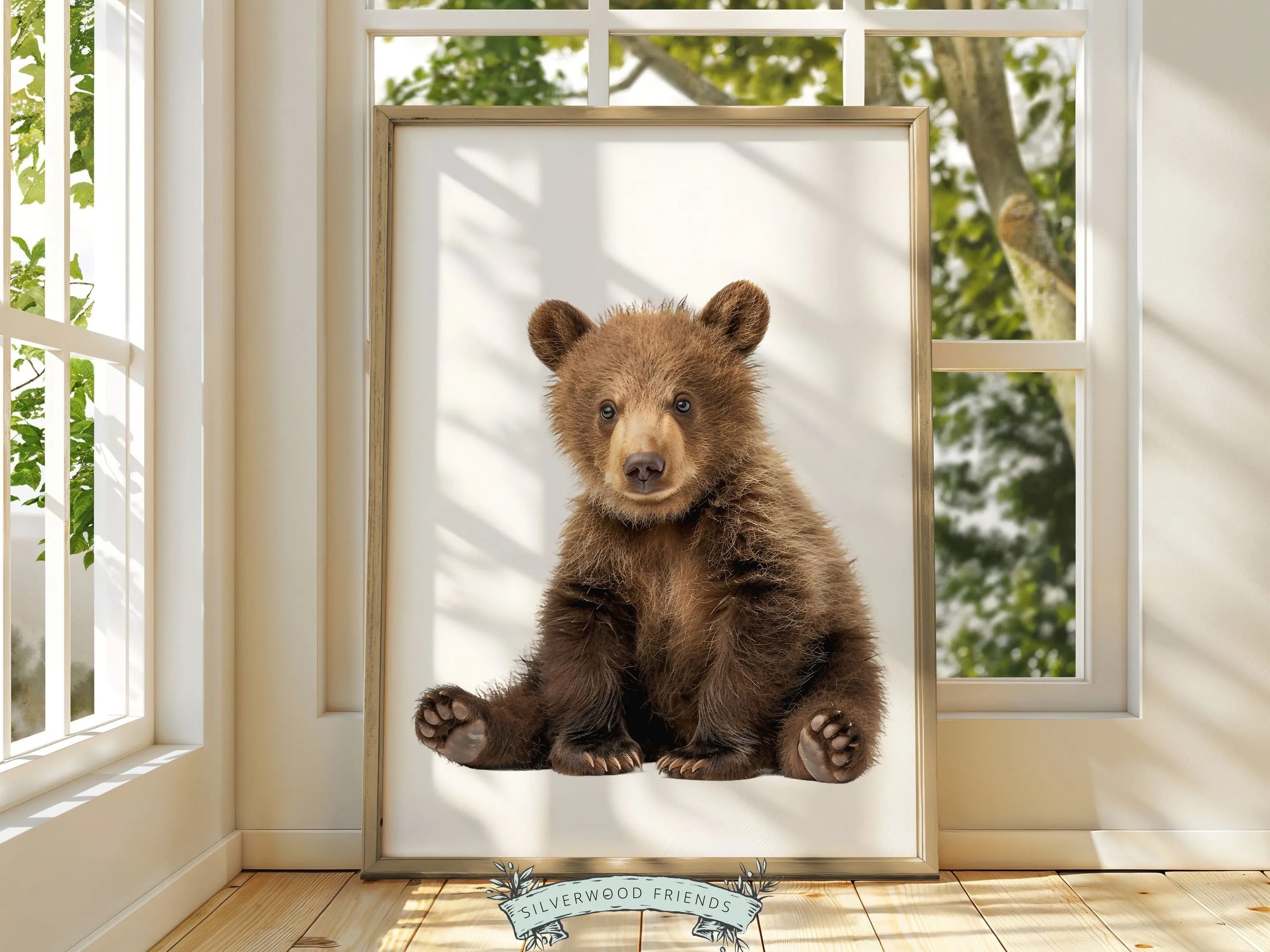 Brown Bear Nursery Prints - Set 1