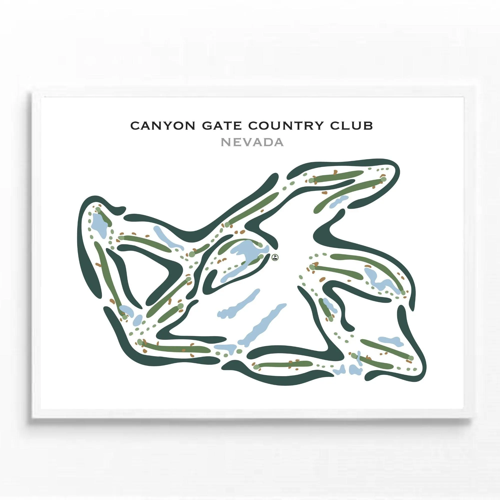 Canyon Gate Country Club, Nevada - Printed Golf Courses