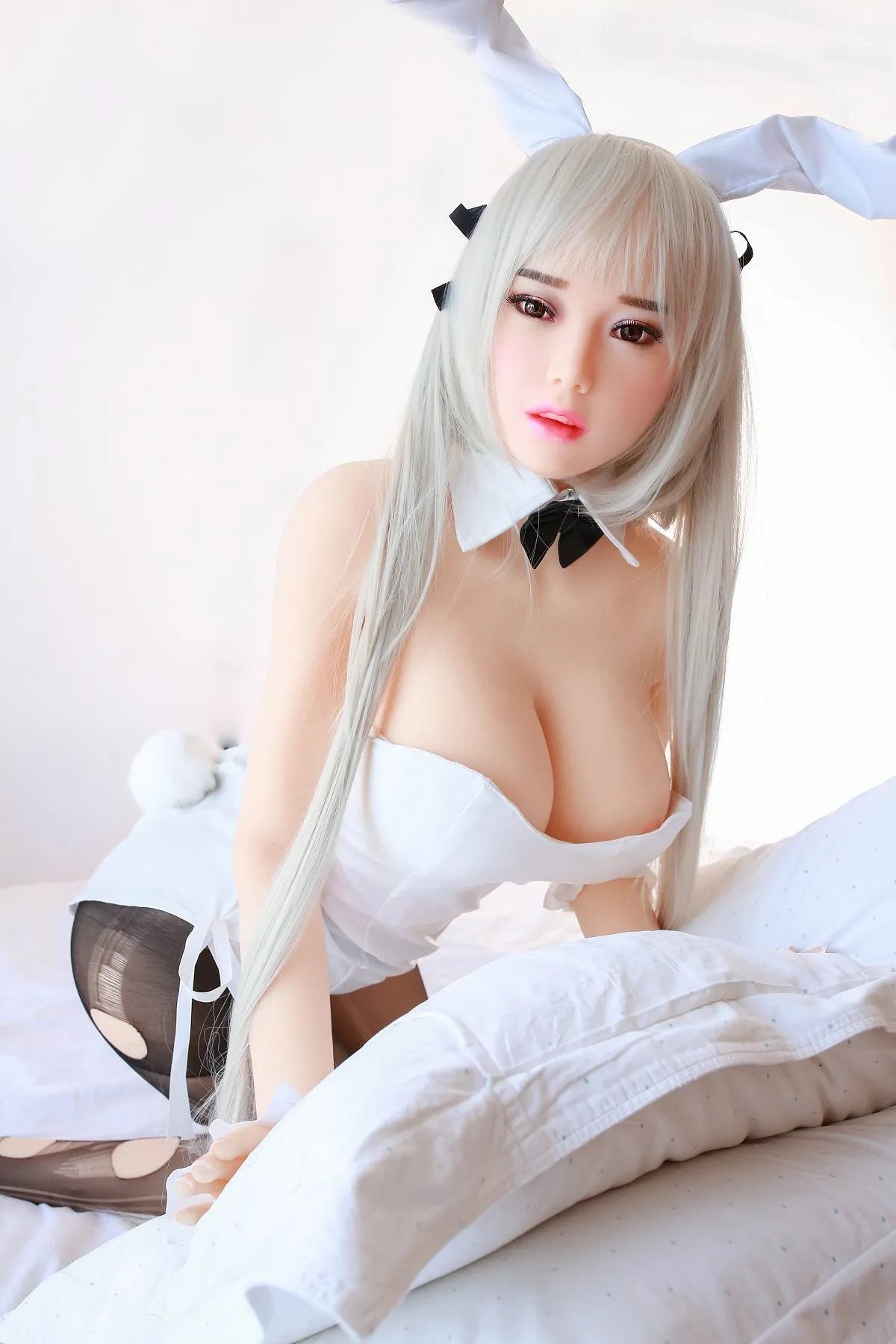 Cute Rabbit Style Love Doll Natural Color Skin