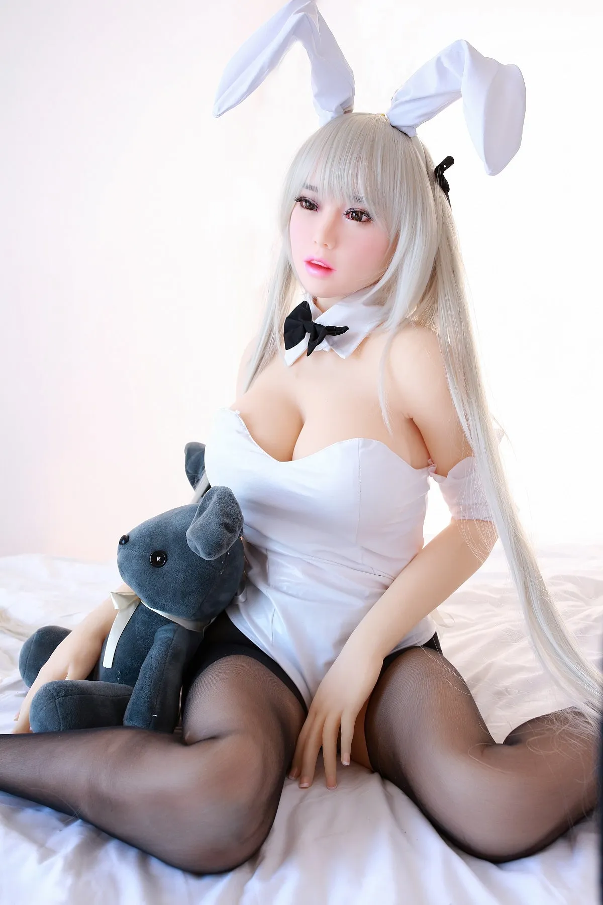 Cute Rabbit Style Love Doll Natural Color Skin