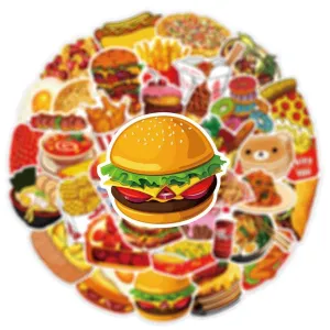 Hamburger Fries Stickers Pack - Famous Bundle Stickers