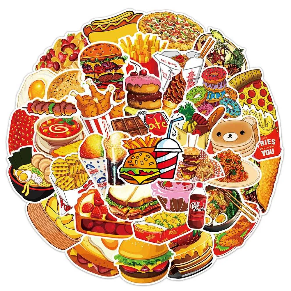 Hamburger Fries Stickers Pack - Famous Bundle Stickers