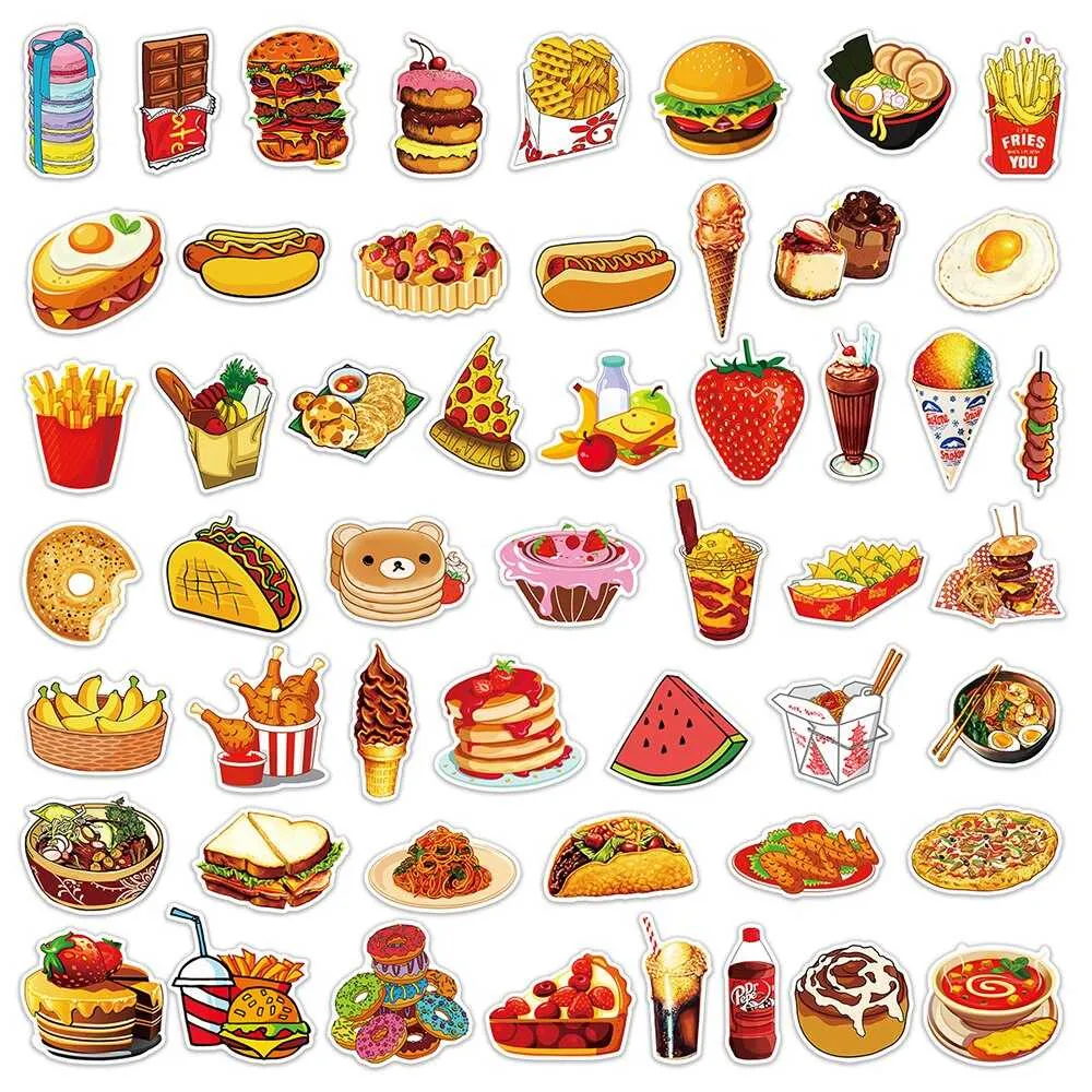 Hamburger Fries Stickers Pack - Famous Bundle Stickers