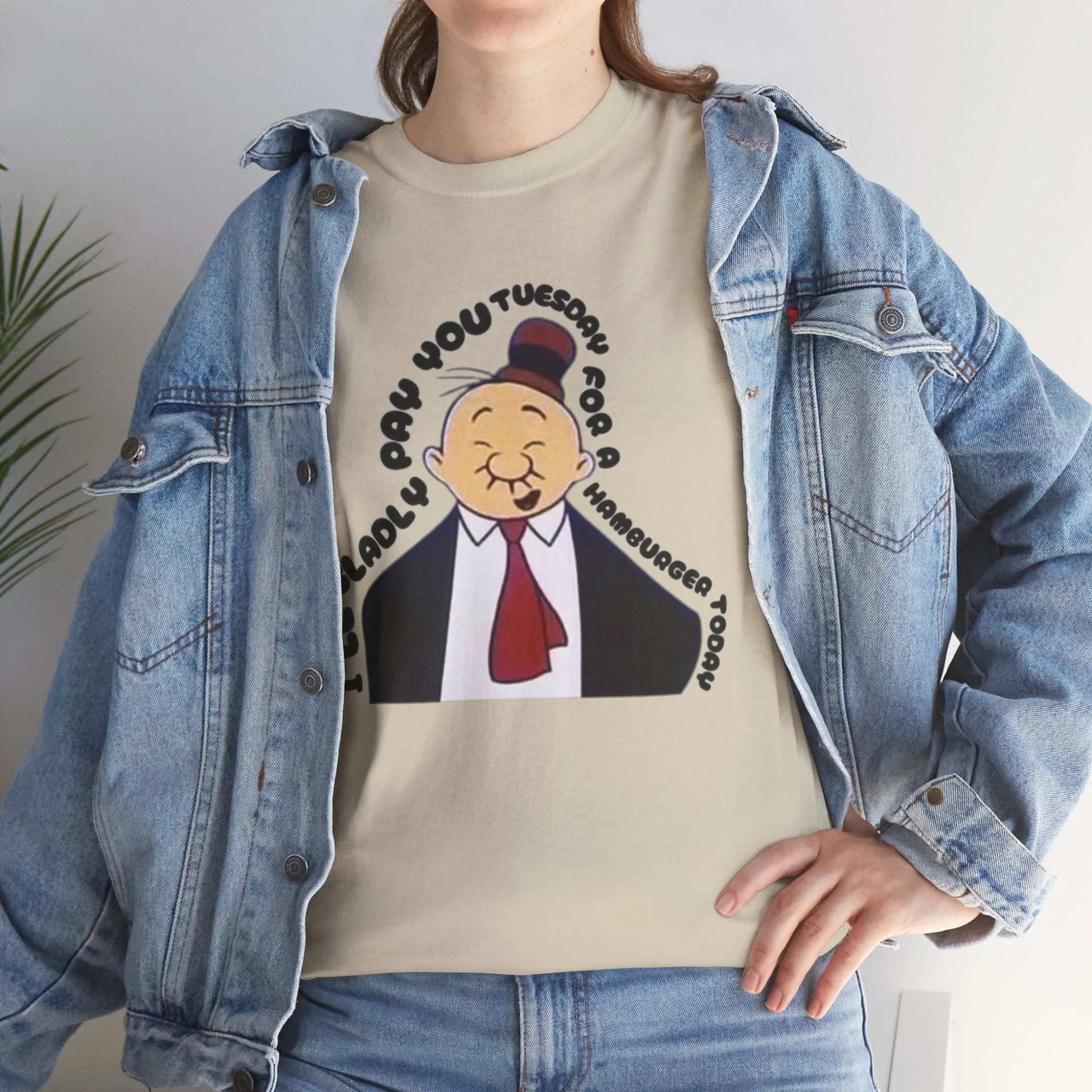I'll Gladly Pay You Tuesday for a Hamburger Today - Vintage Wimpy from Popeye Design
