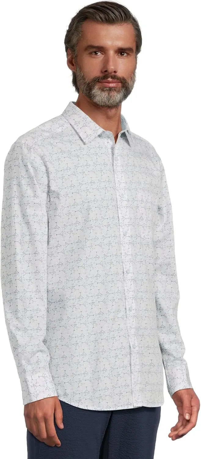 Johnston & Murphy Men's Martini Print