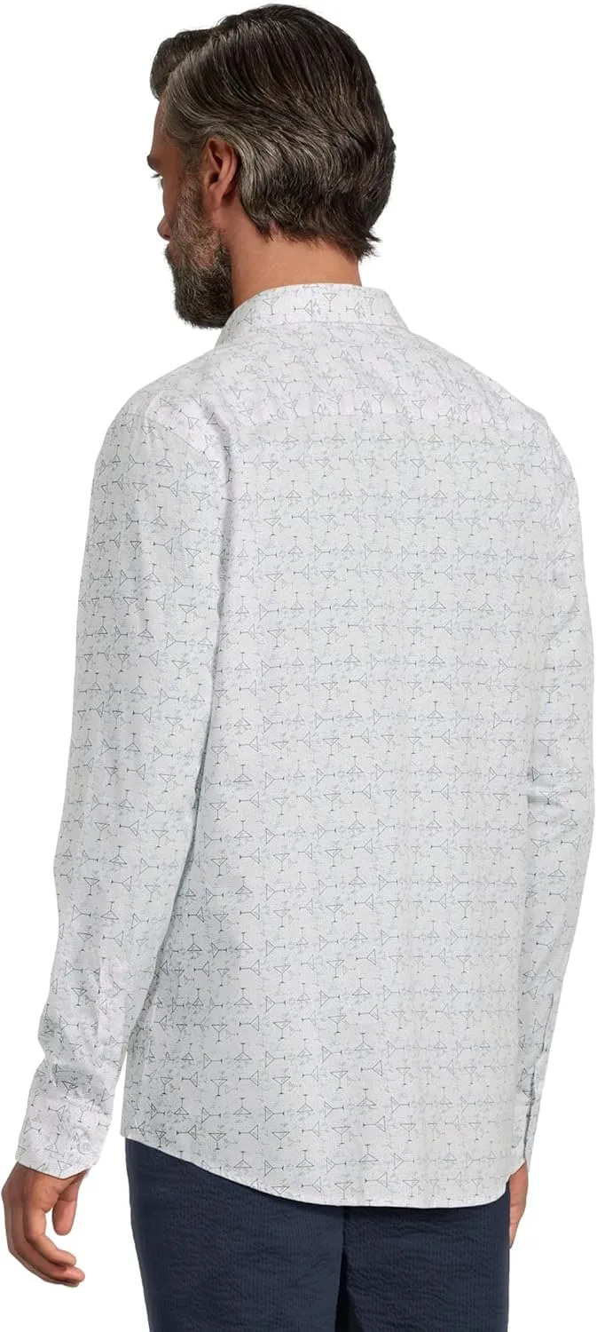 Johnston & Murphy Men's Martini Print