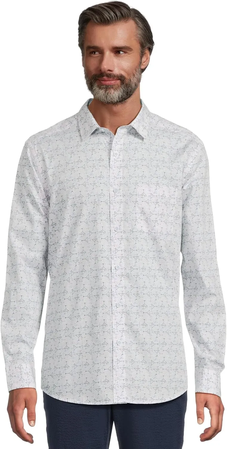 Johnston & Murphy Men's Martini Print