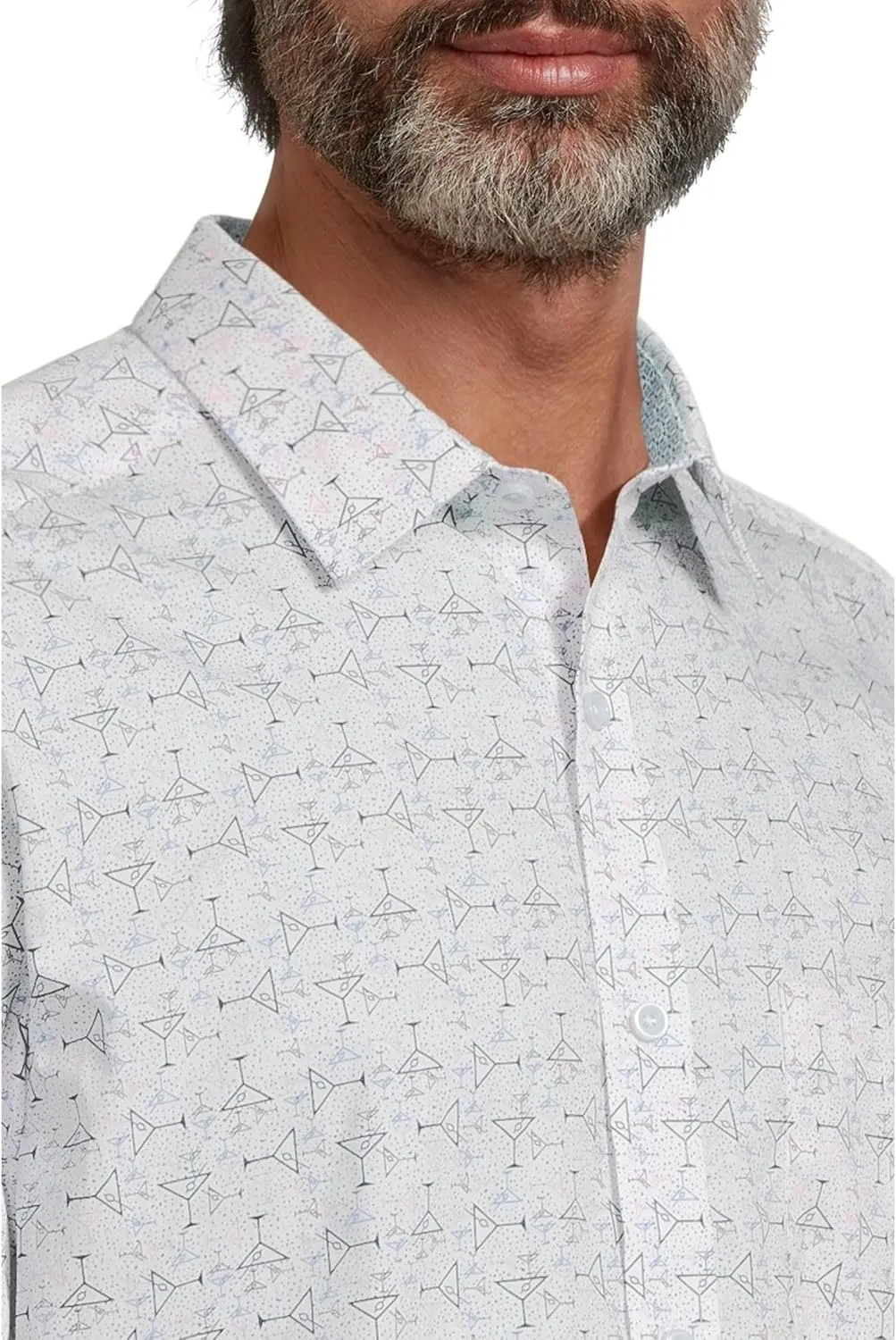 Johnston & Murphy Men's Martini Print
