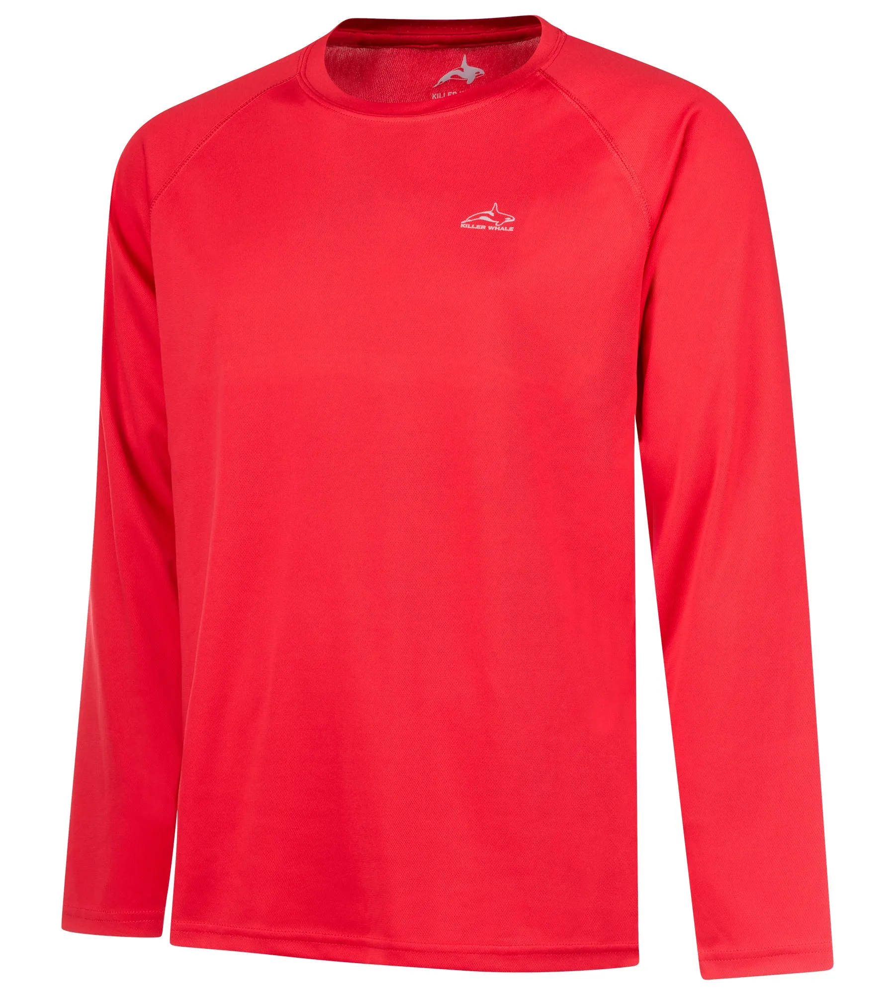 Killer Whale Running Top Men's Long Sleeve T Shirt Light Weight UPF 50