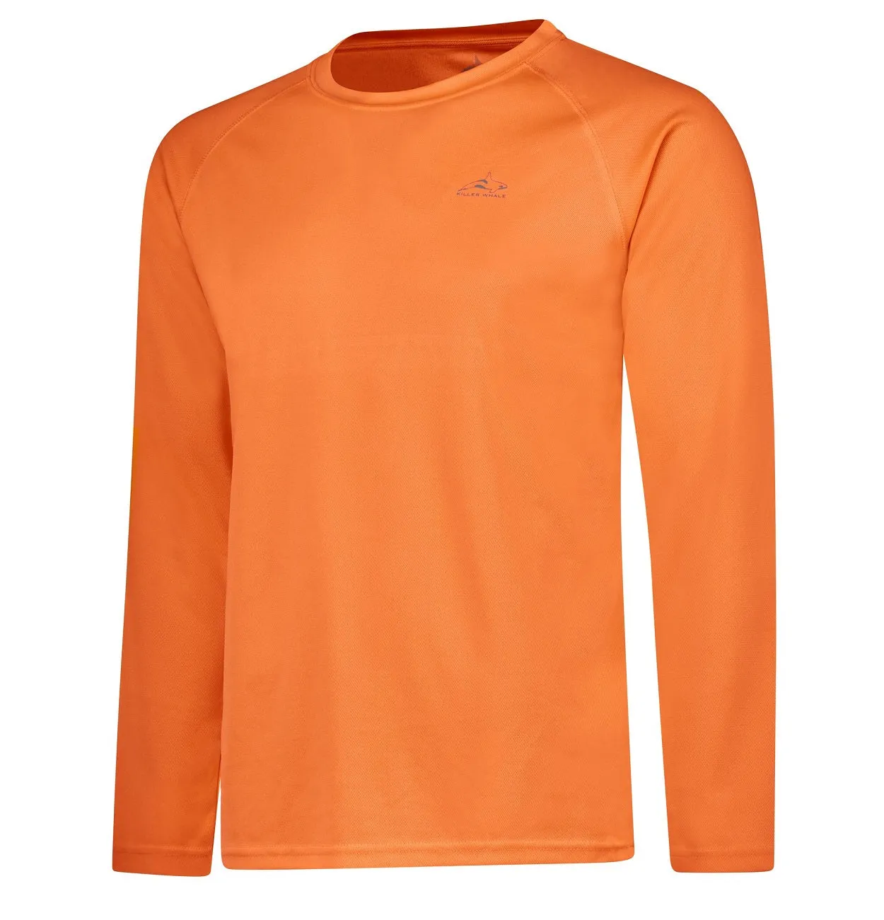 Killer Whale Running Top Men's Long Sleeve T Shirt Light Weight UPF 50