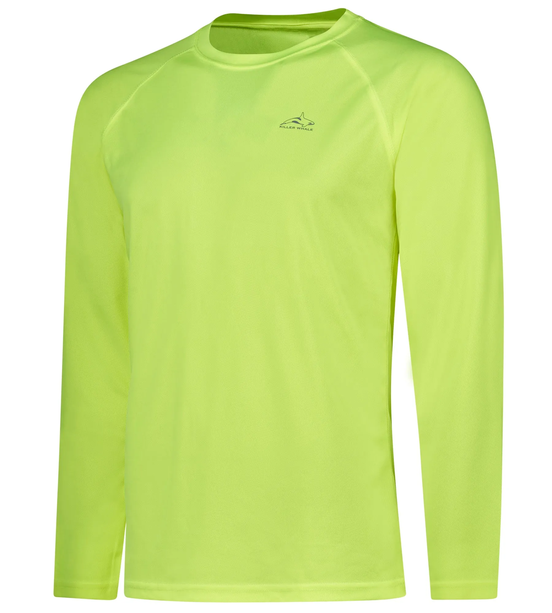 Killer Whale Running Top Men's Long Sleeve T Shirt Light Weight UPF 50