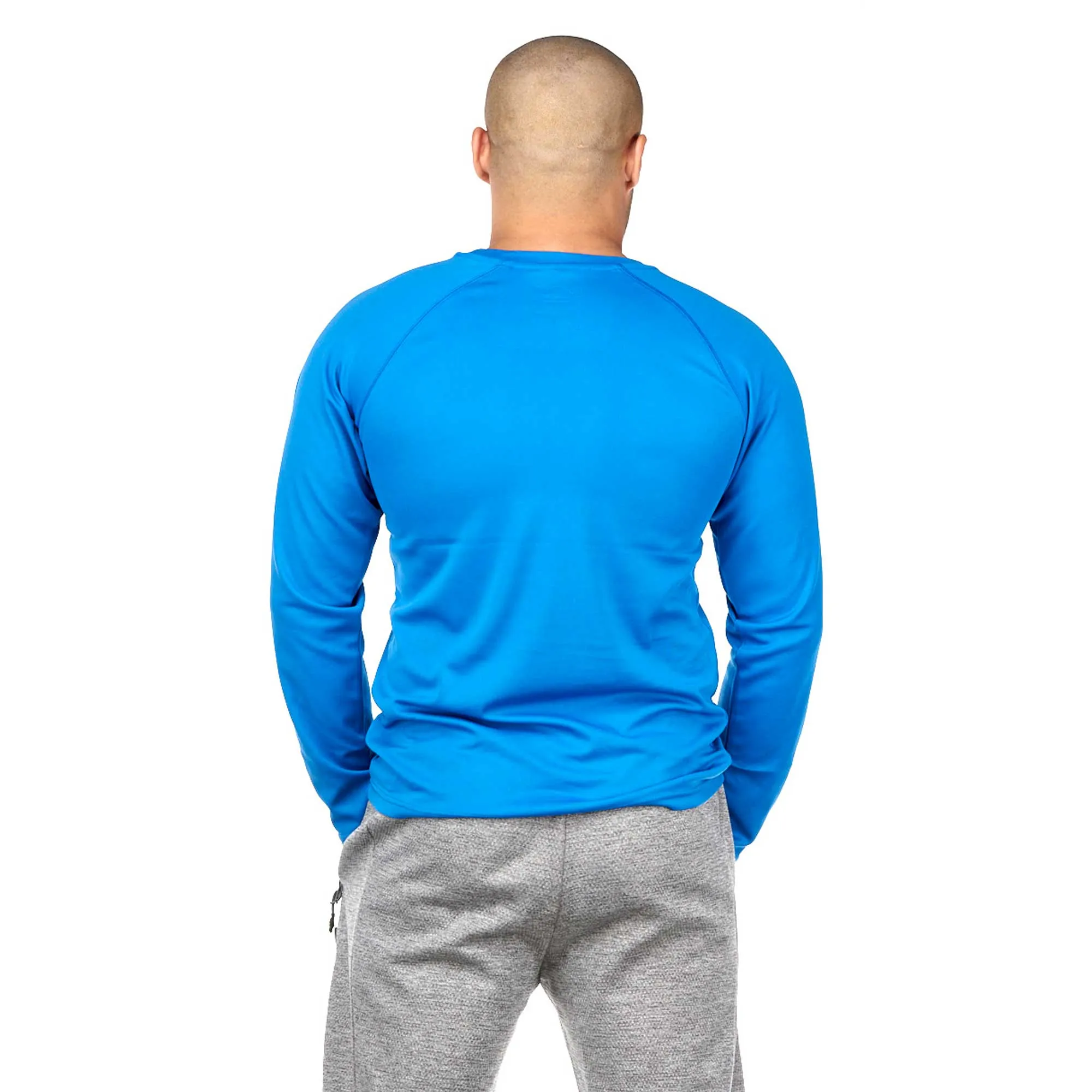 Killer Whale Running Top Men's Long Sleeve T Shirt Light Weight UPF 50