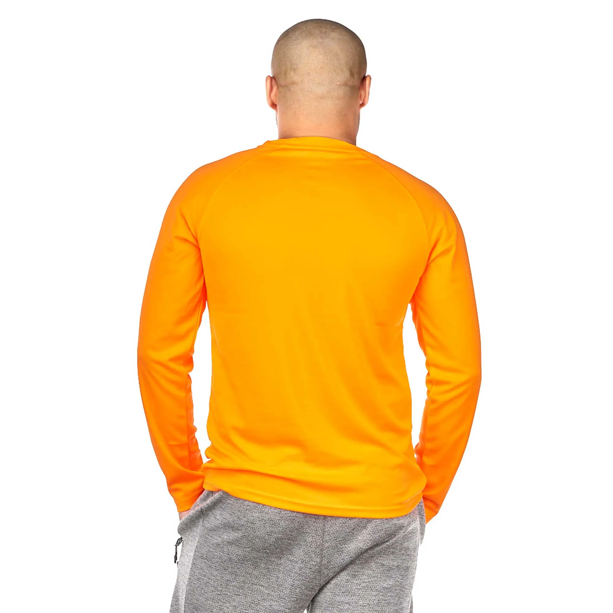 Killer Whale Running Top Men's Long Sleeve T Shirt Light Weight UPF 50