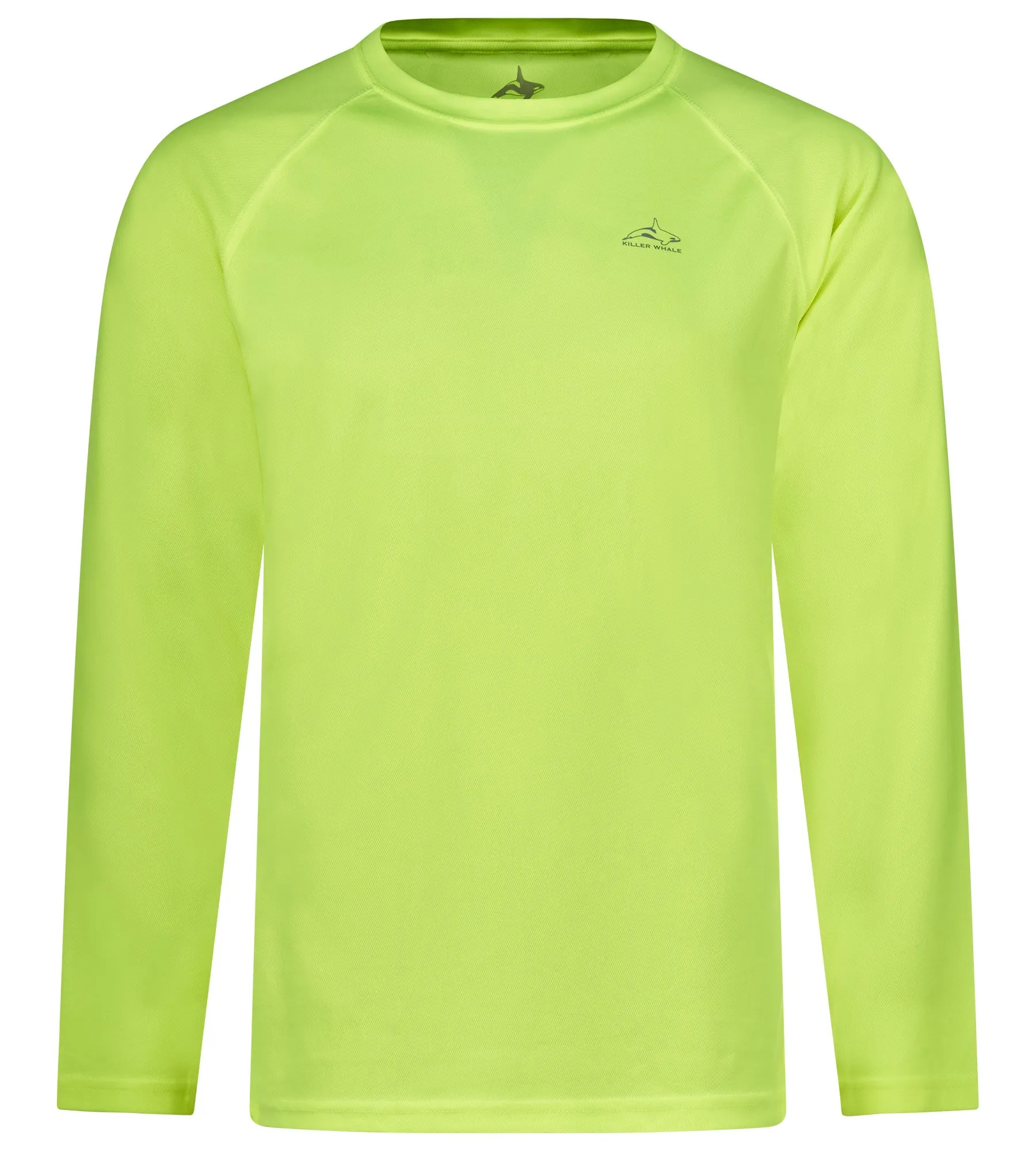 Killer Whale Running Top Men's Long Sleeve T Shirt Light Weight UPF 50