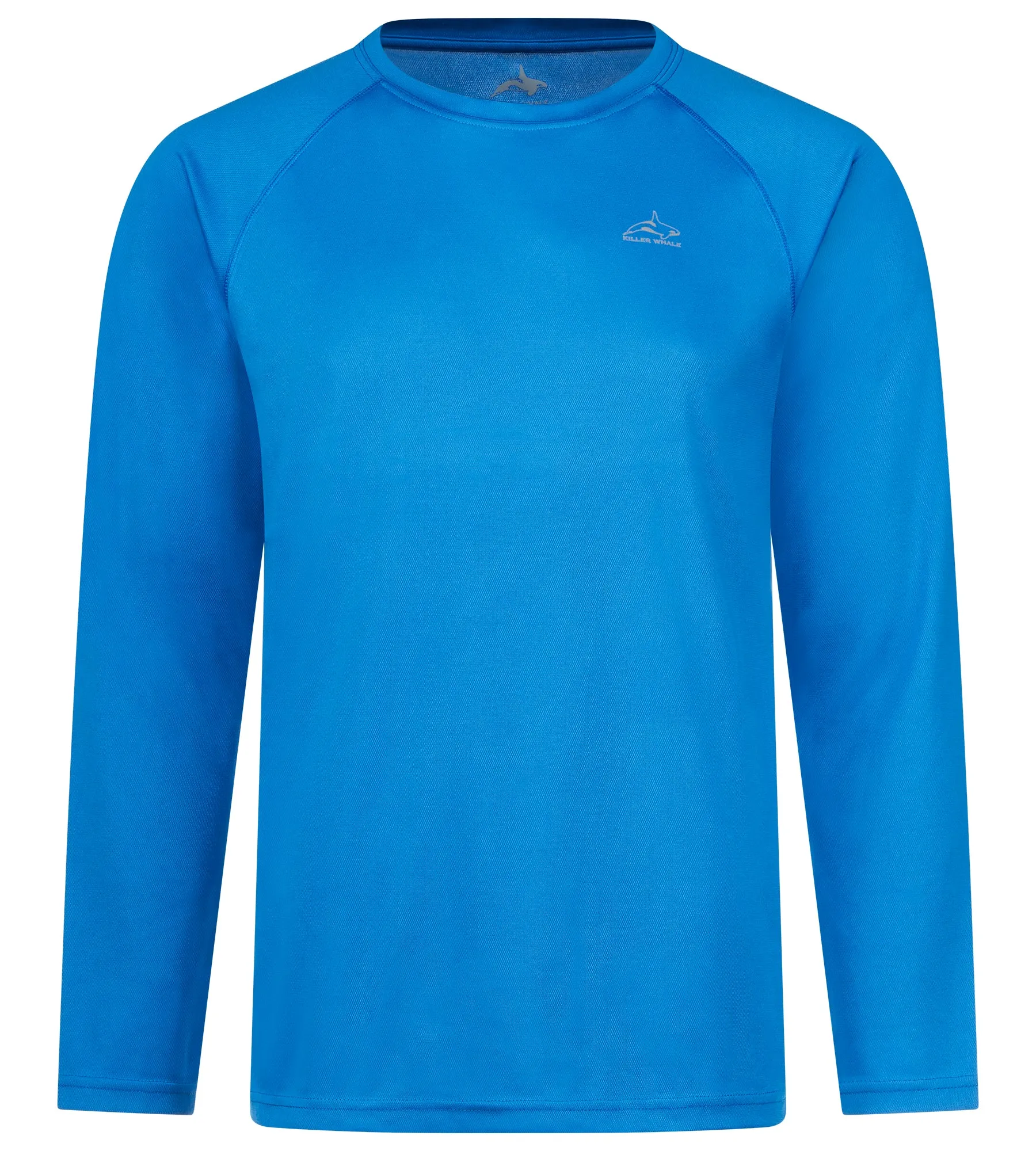 Killer Whale Running Top Men's Long Sleeve T Shirt Light Weight UPF 50