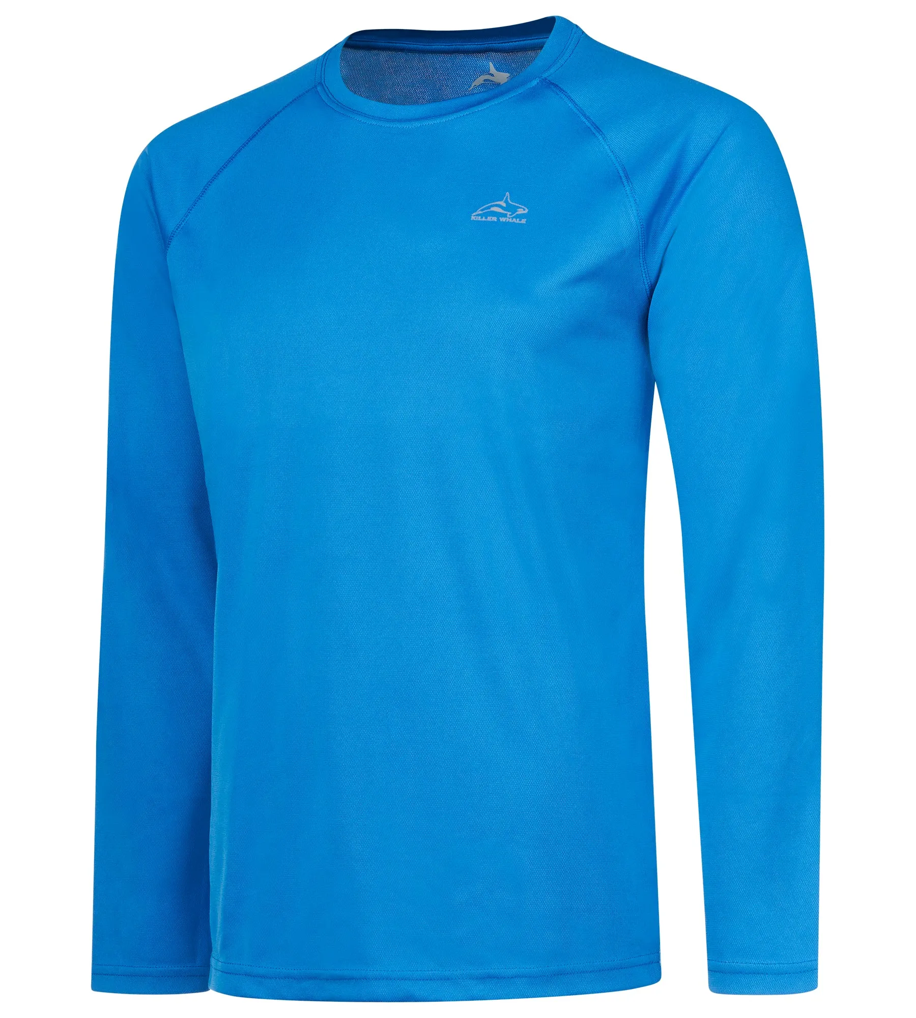 Killer Whale Running Top Men's Long Sleeve T Shirt Light Weight UPF 50