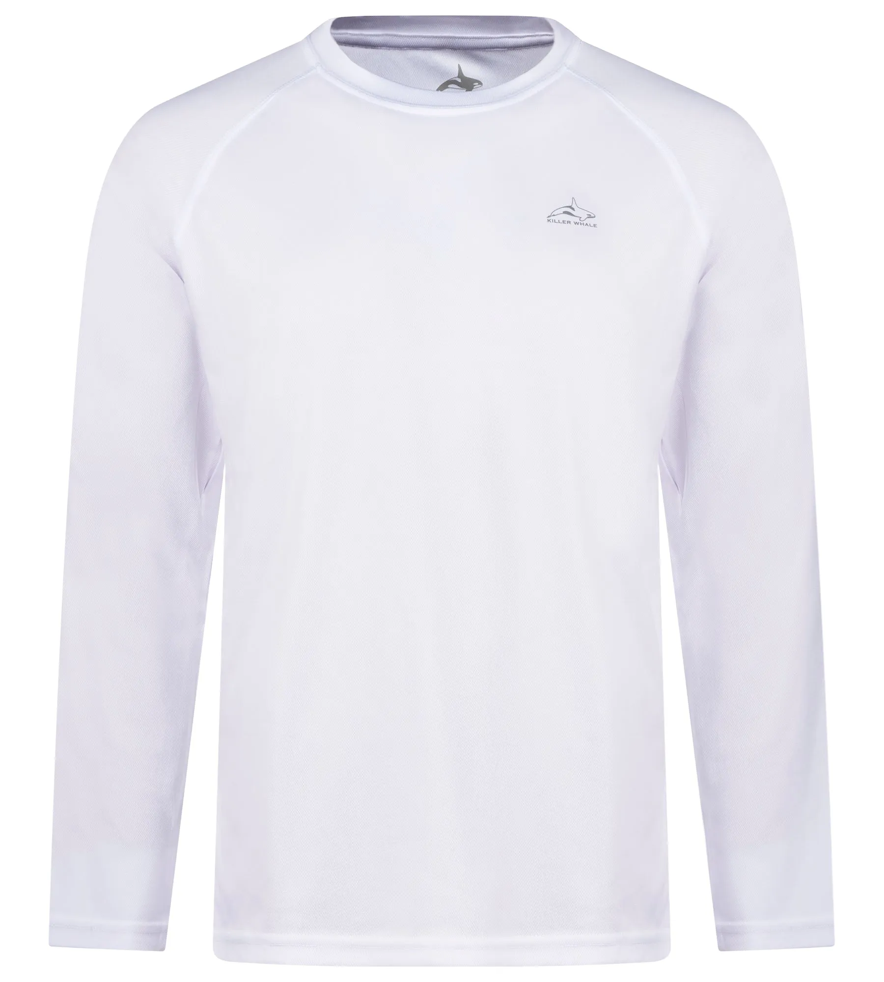 Killer Whale Running Top Men's Long Sleeve T Shirt Light Weight UPF 50