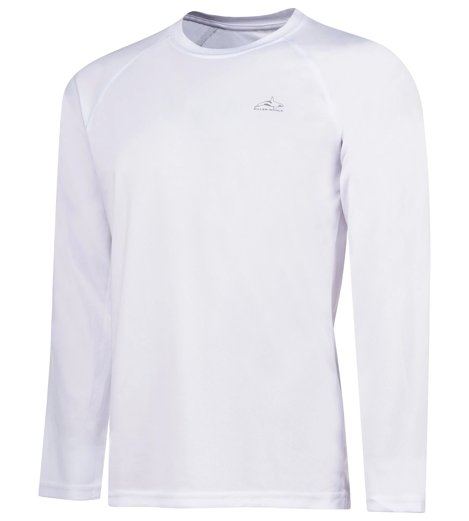 Killer Whale Running Top Men's Long Sleeve T Shirt Light Weight UPF 50