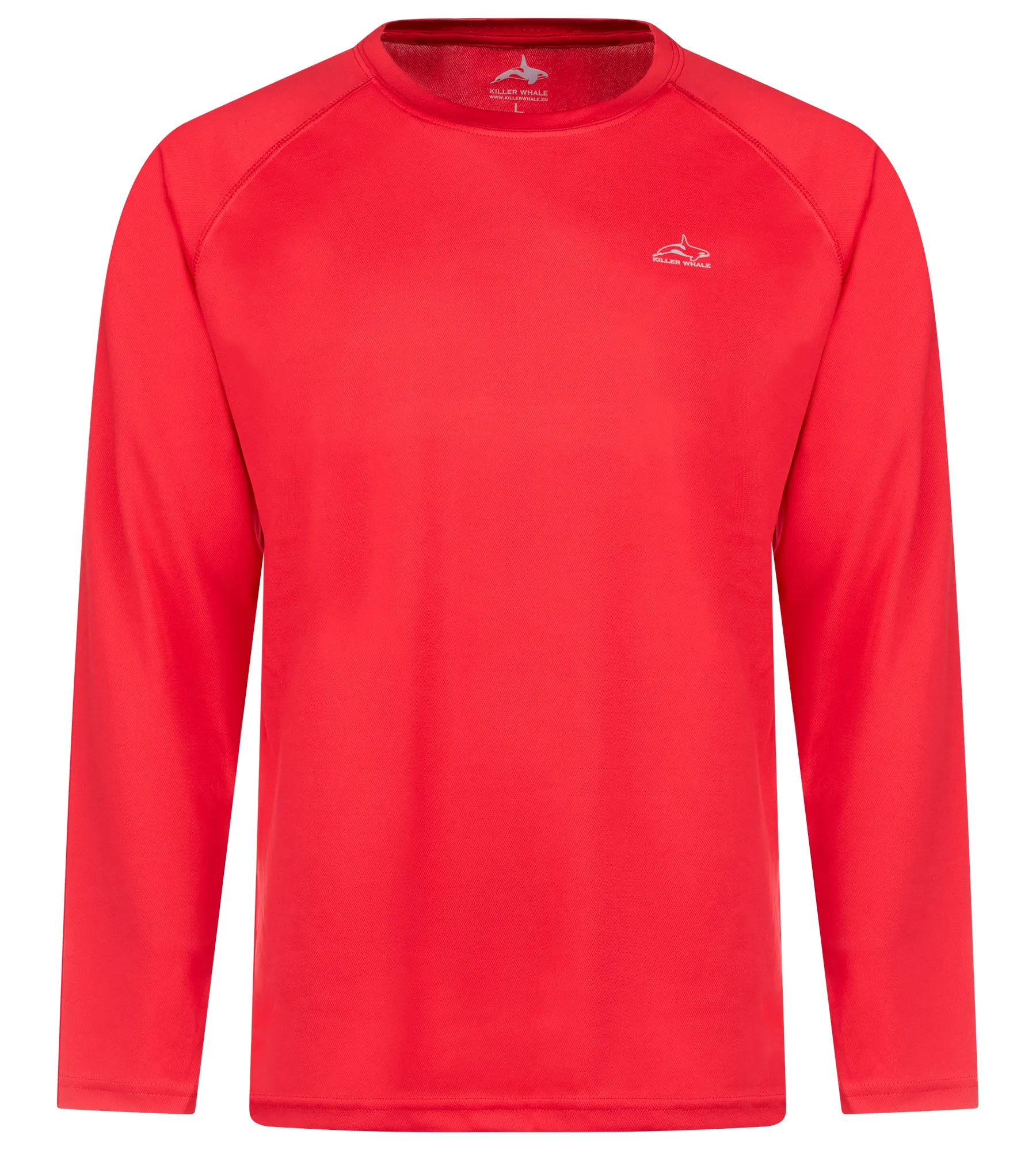 Killer Whale Running Top Men's Long Sleeve T Shirt Light Weight UPF 50