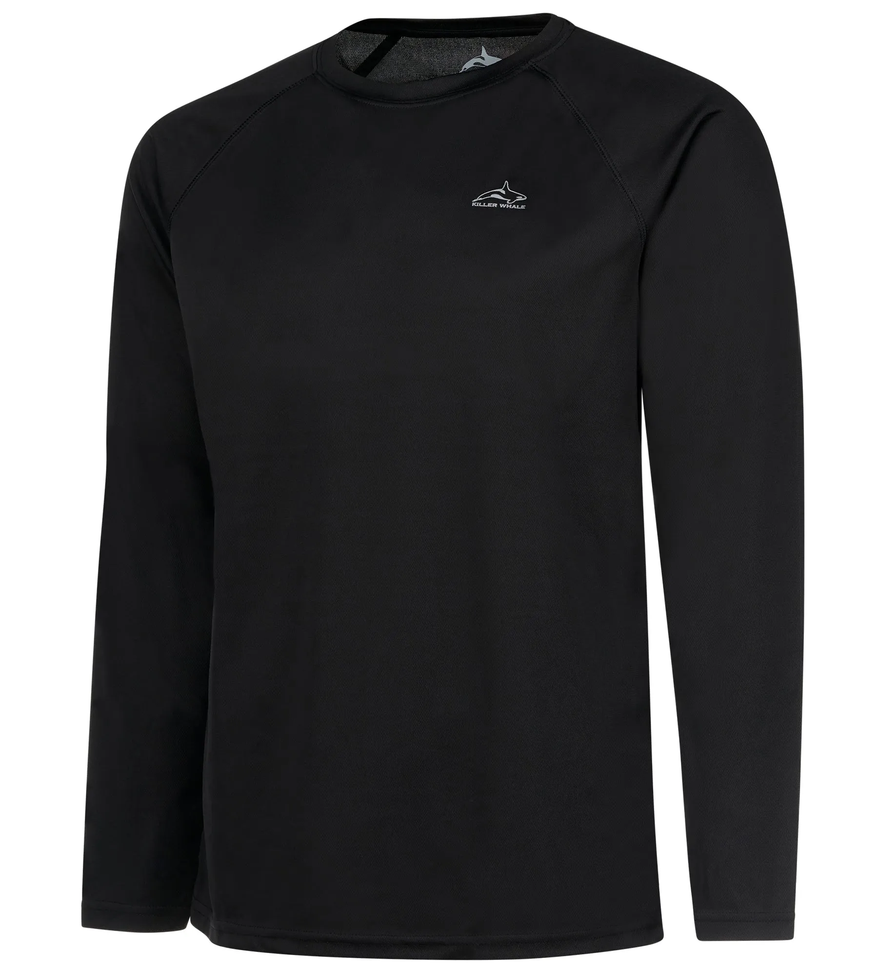 Killer Whale Running Top Men's Long Sleeve T Shirt Light Weight UPF 50