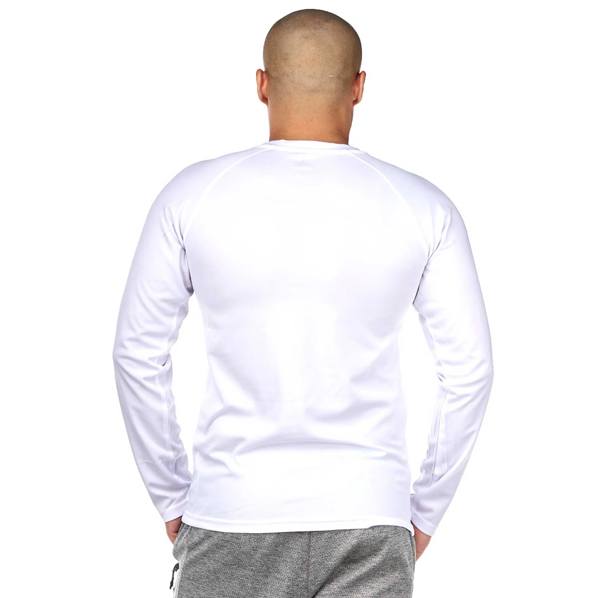 Killer Whale Running Top Men's Long Sleeve T Shirt Light Weight UPF 50