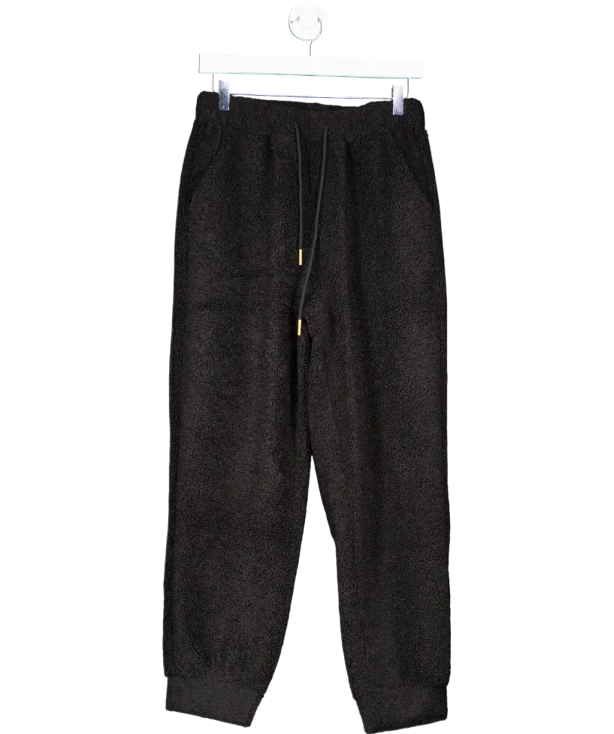 Laines London Black Teddy Bear Joggers UK S