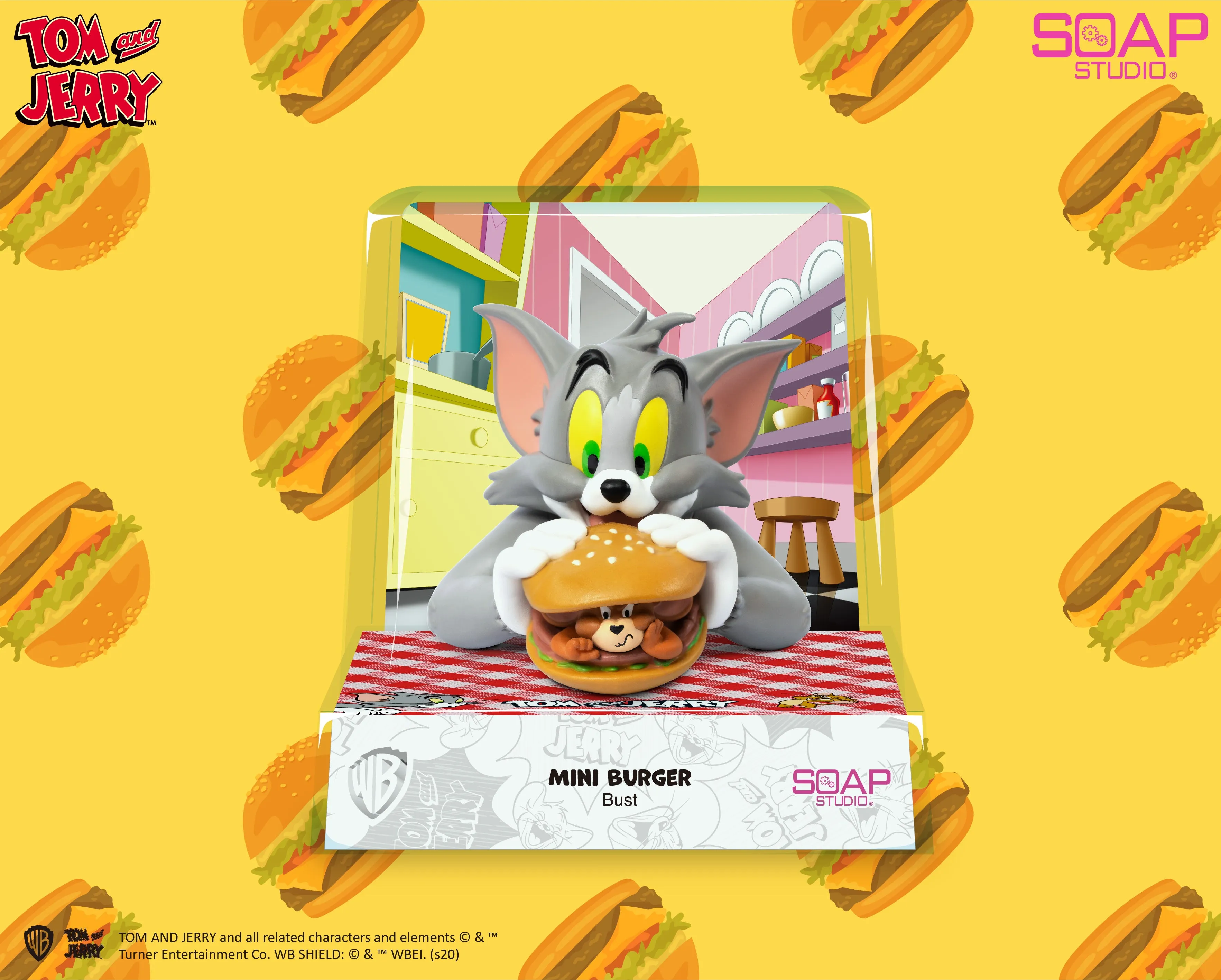 Soap Studio CA904 Tom and Jerry - Mini Burger Bust