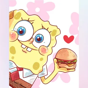 SpongeBob Hamburger with Love