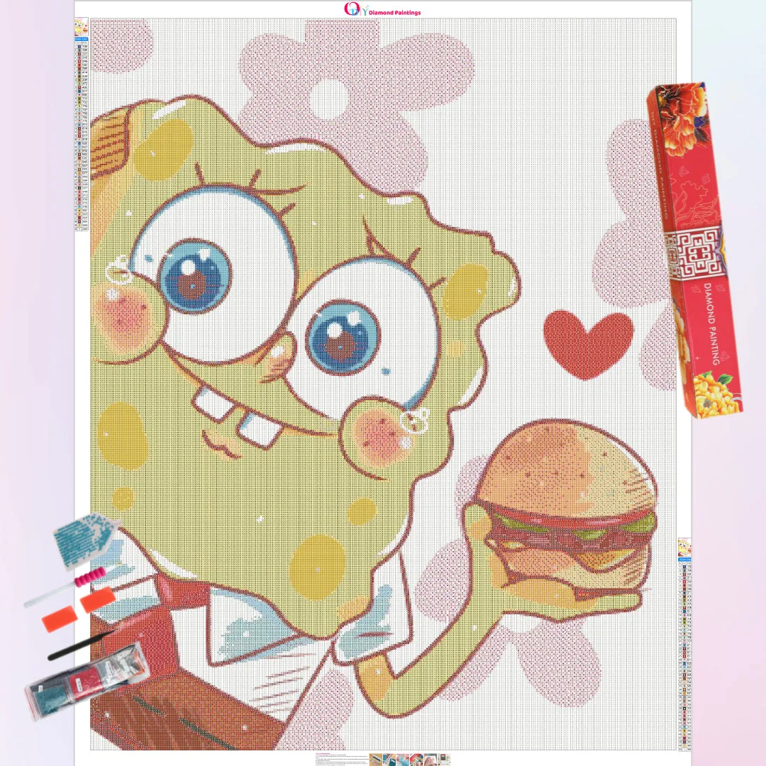 SpongeBob Hamburger with Love