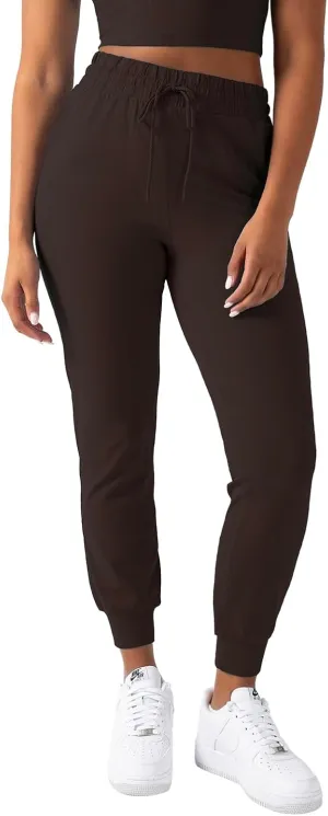 YITTY Active Women's Ultraluxe High-Waist Jogger Pant, Athleisure, Draw-String, Breathable, Pockets
