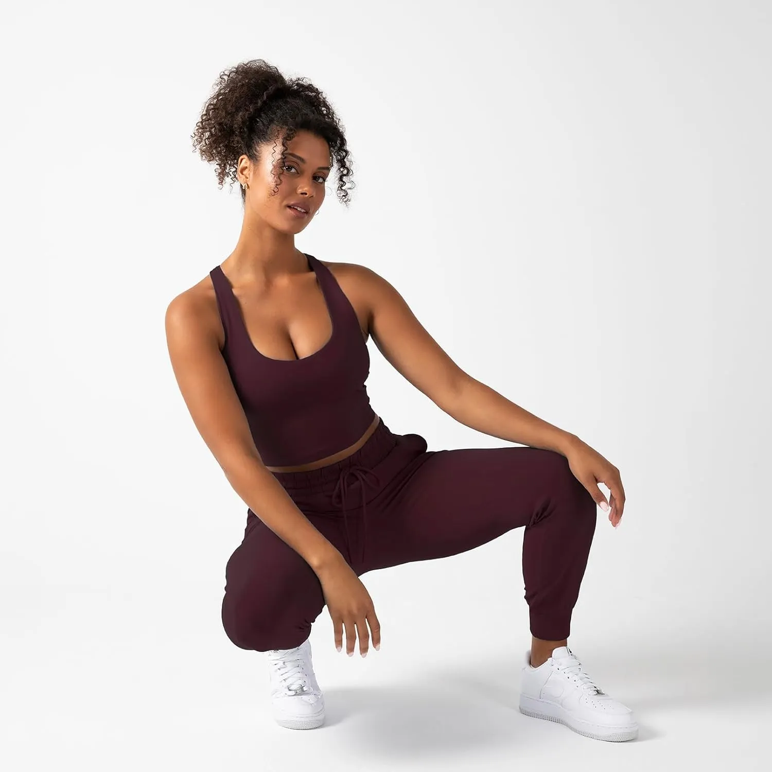 YITTY Active Women's Ultraluxe High-Waist Jogger Pant, Athleisure, Draw-String, Breathable, Pockets